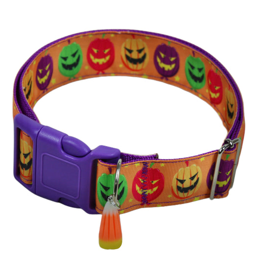 Spooky Pumpkin Fursuit Collar